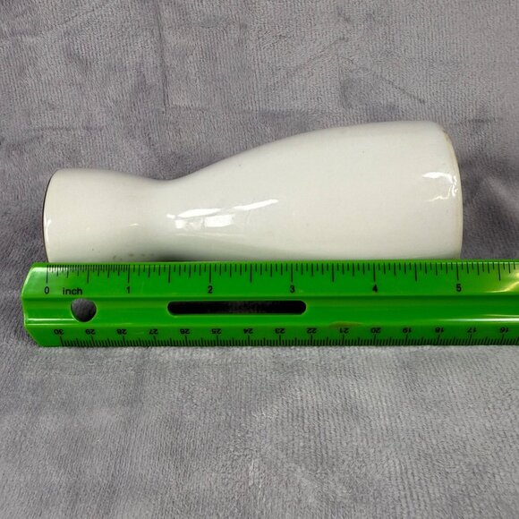 Japanese Ceramic Sake Bottle with Painted Pheasant & Floral Design. Bud Vase Use - Picture 9 of 16